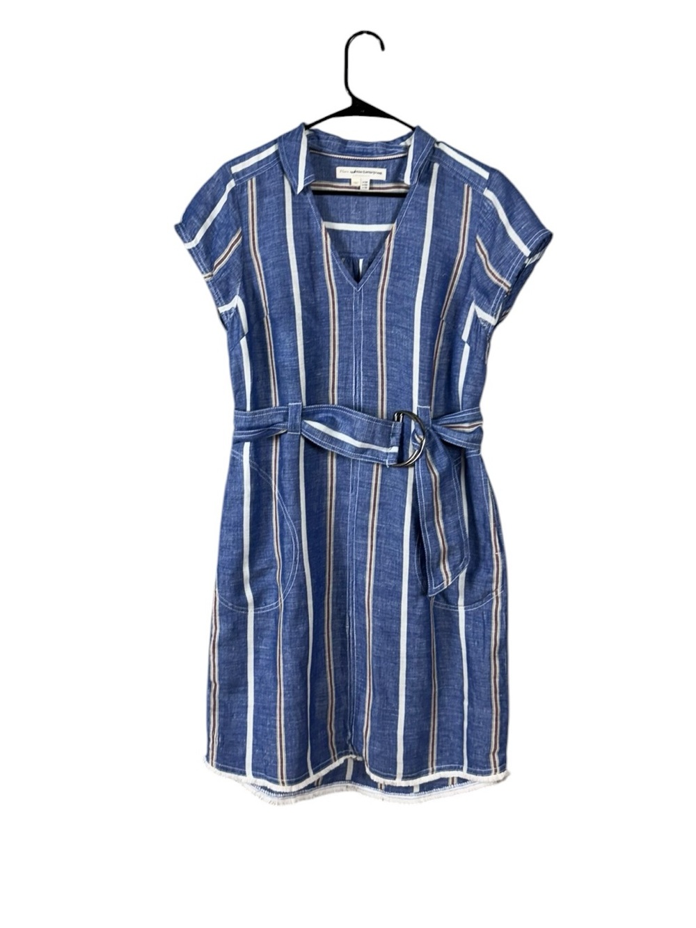 Anthropologie Pilcro Linen Dress Size 4 Coastal Resort Summer Indie Boho - Picture 3 of 8